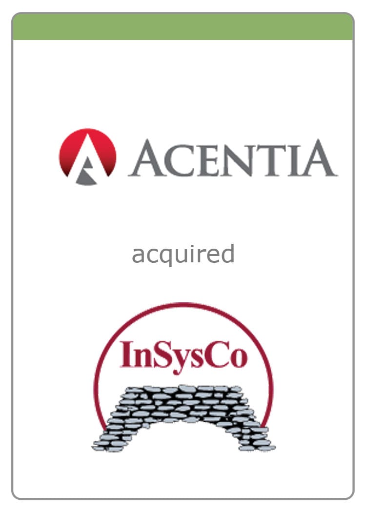Acentia acquired InSysco — Buy-Side M&A