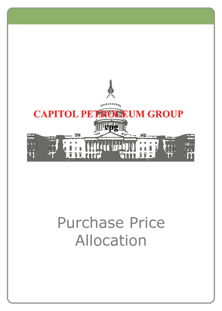 Capitol Petroleum Group purchase price allocation — Purchase Price Allocation
