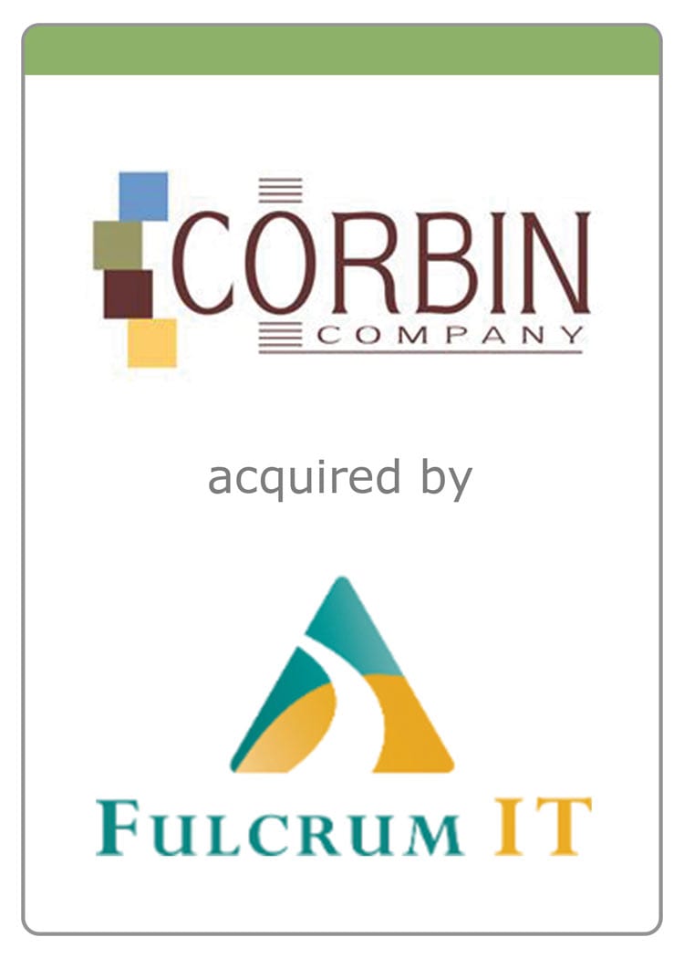 Corbin Company acquired by Fulcrum IT — Sell-Side M&A