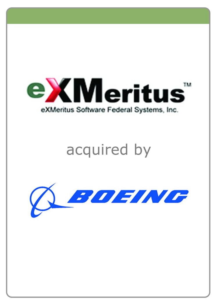 eXMeritus acquired by Boeing — Sell-Side mergers and acquisitions (M&A)