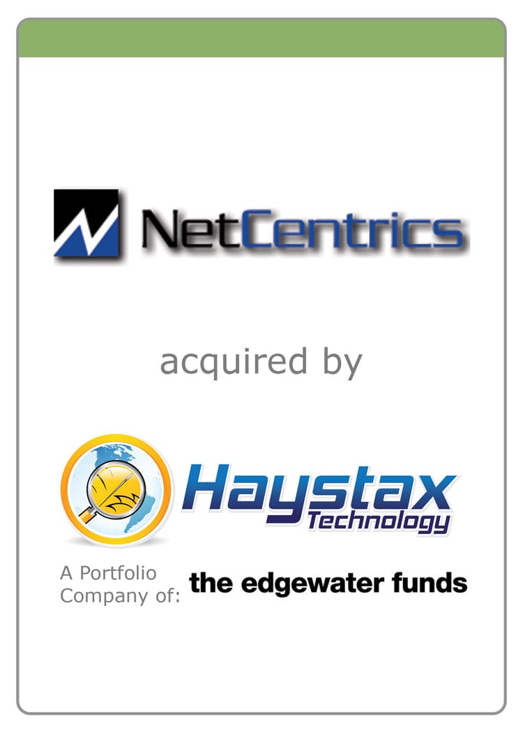 NetCentrics acquired by Haystax Technology — Sell-Side M&A