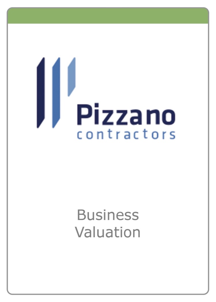 Pizzano Contractors business valuation — Business Valuation