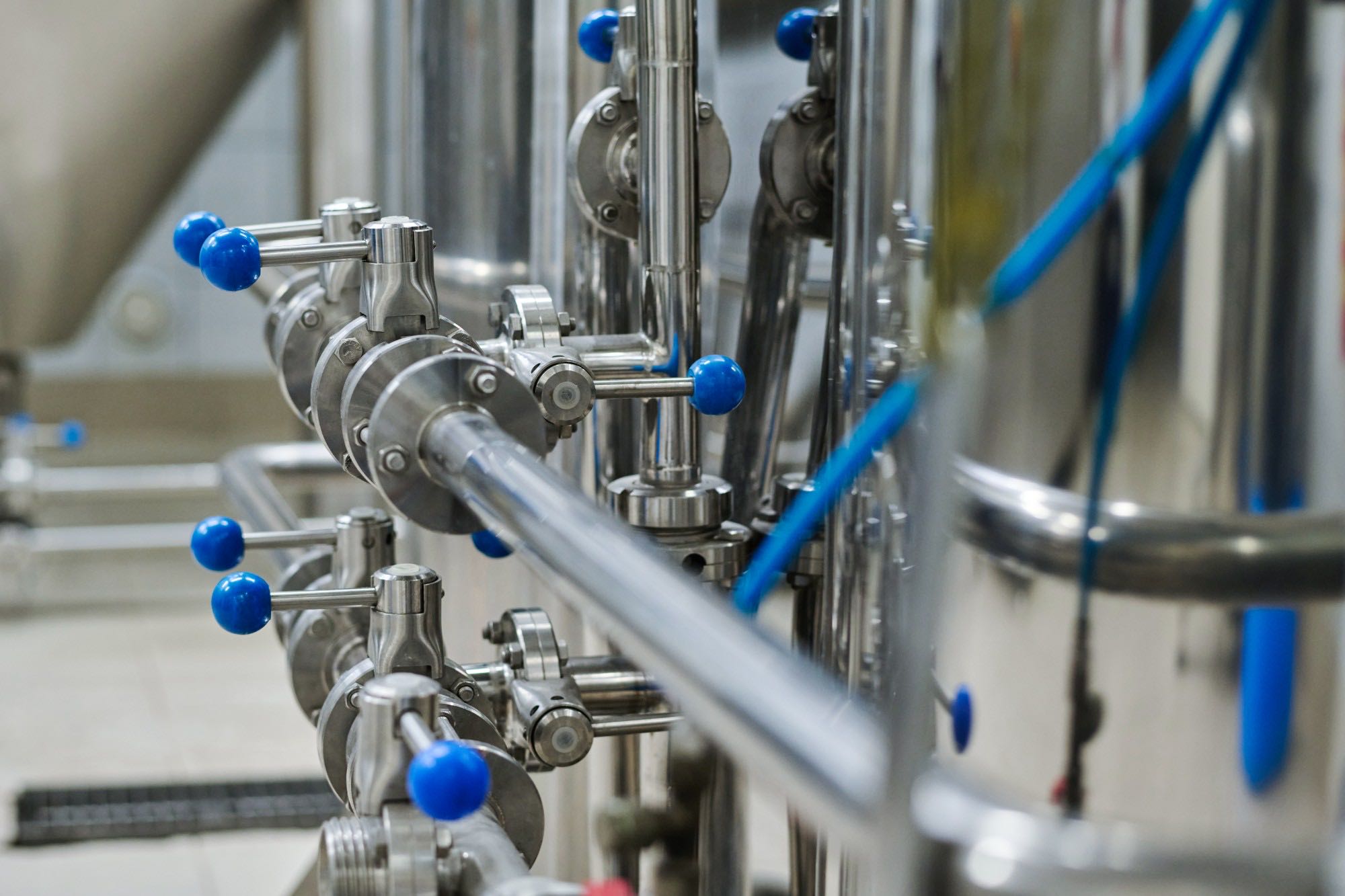 Stainless steel valves and piping