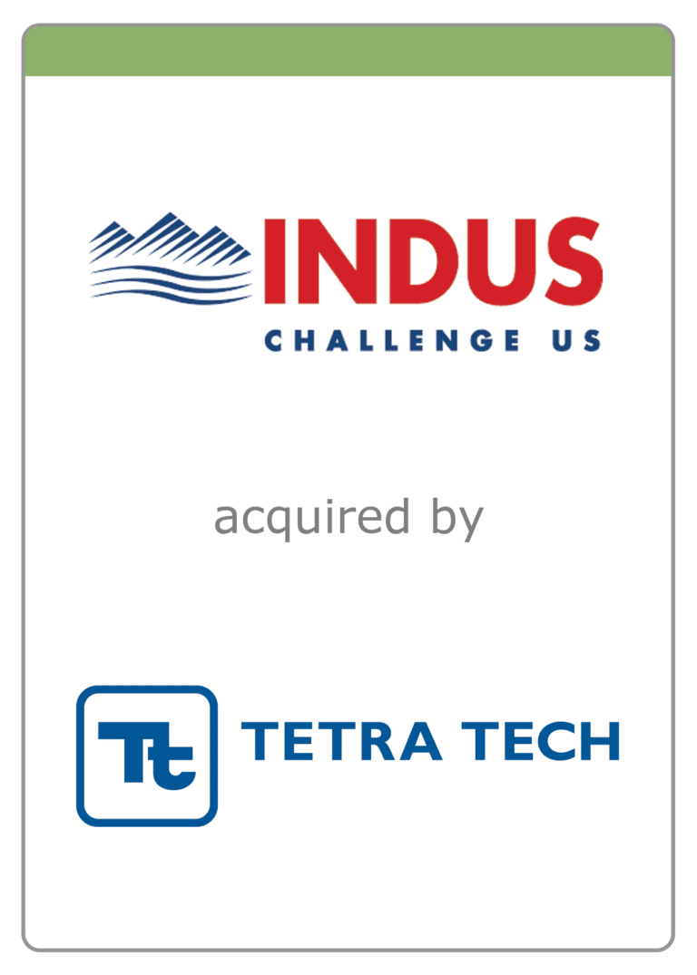 INDUS acquired by Tetra Tech