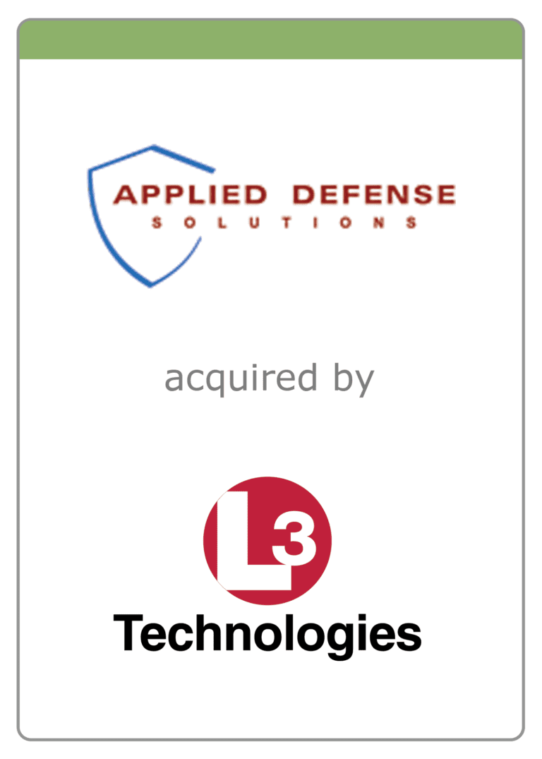 Applied Defense Solutions acquired by L3