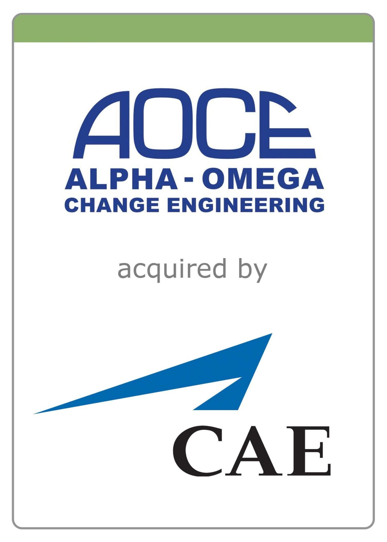 AOCE acquired by CAE