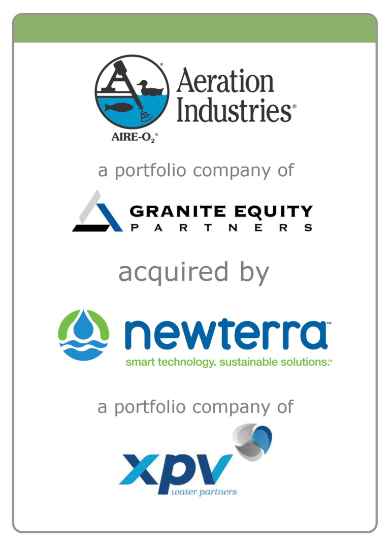 Aeration Industries acquired by Newterra