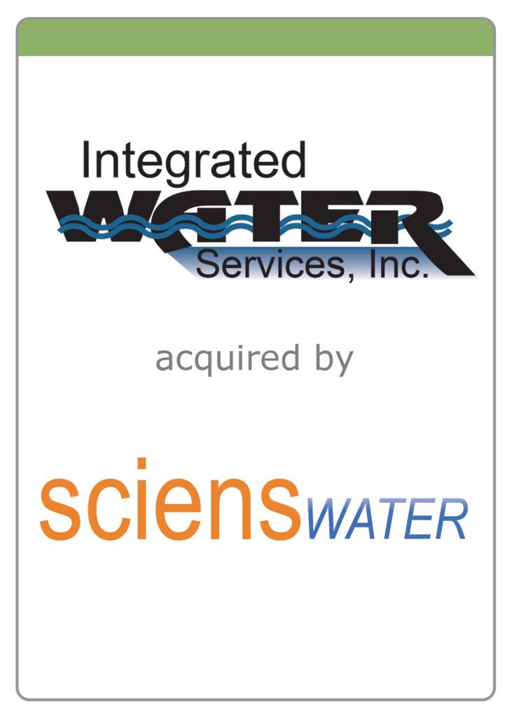 Integrated Water Services acquired by Sciens Water Opportunities Group
