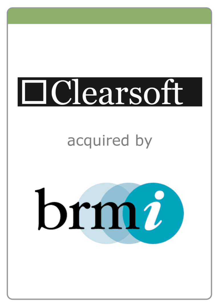 Clearsoft acquired by BRMi