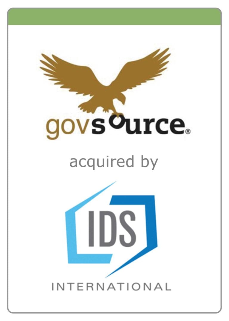 GovSource acquired by IDS International