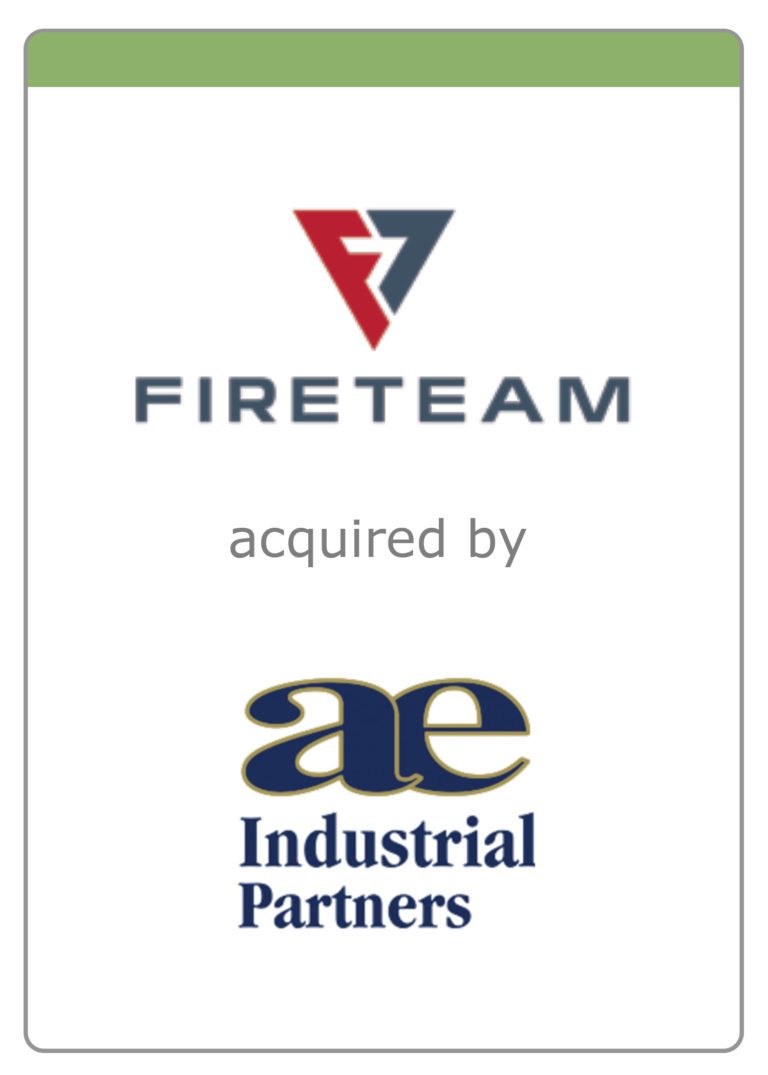 Fire Team Solutions receives investment from AE Industrial Partners