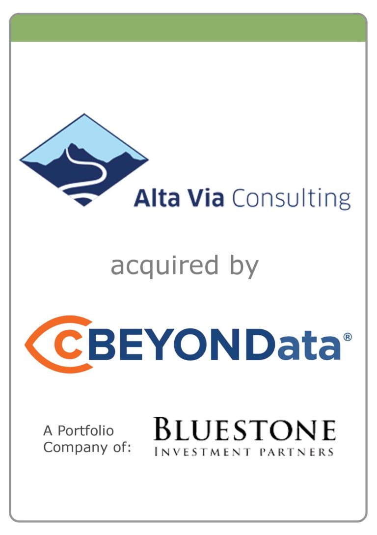 Alta Via acquired by cBEYONData