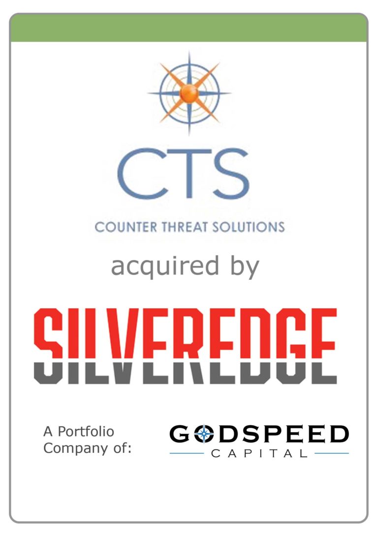 Counter Threat Solutions acquired by SilverEdge, a Godspeed portfolio company
