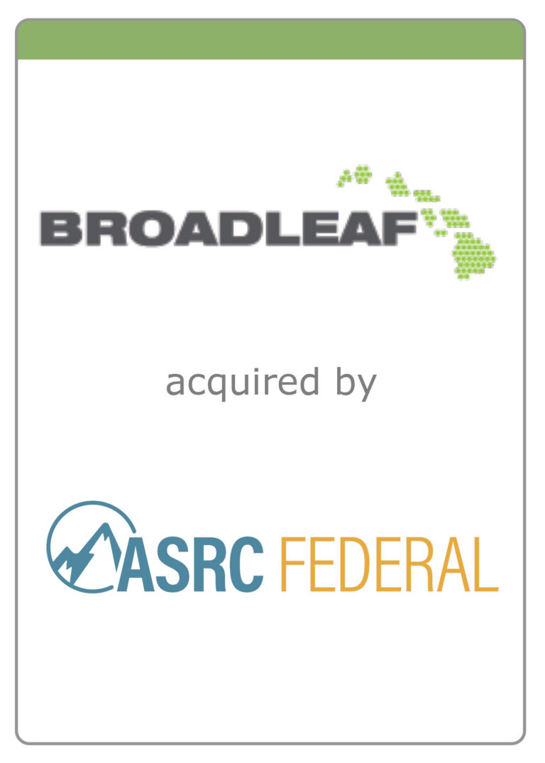 Broadleaf acquired by ASRC Federal