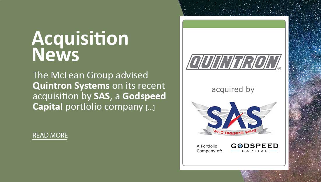 Quintron Systems acquired by SAS, a Godspeed Capital company