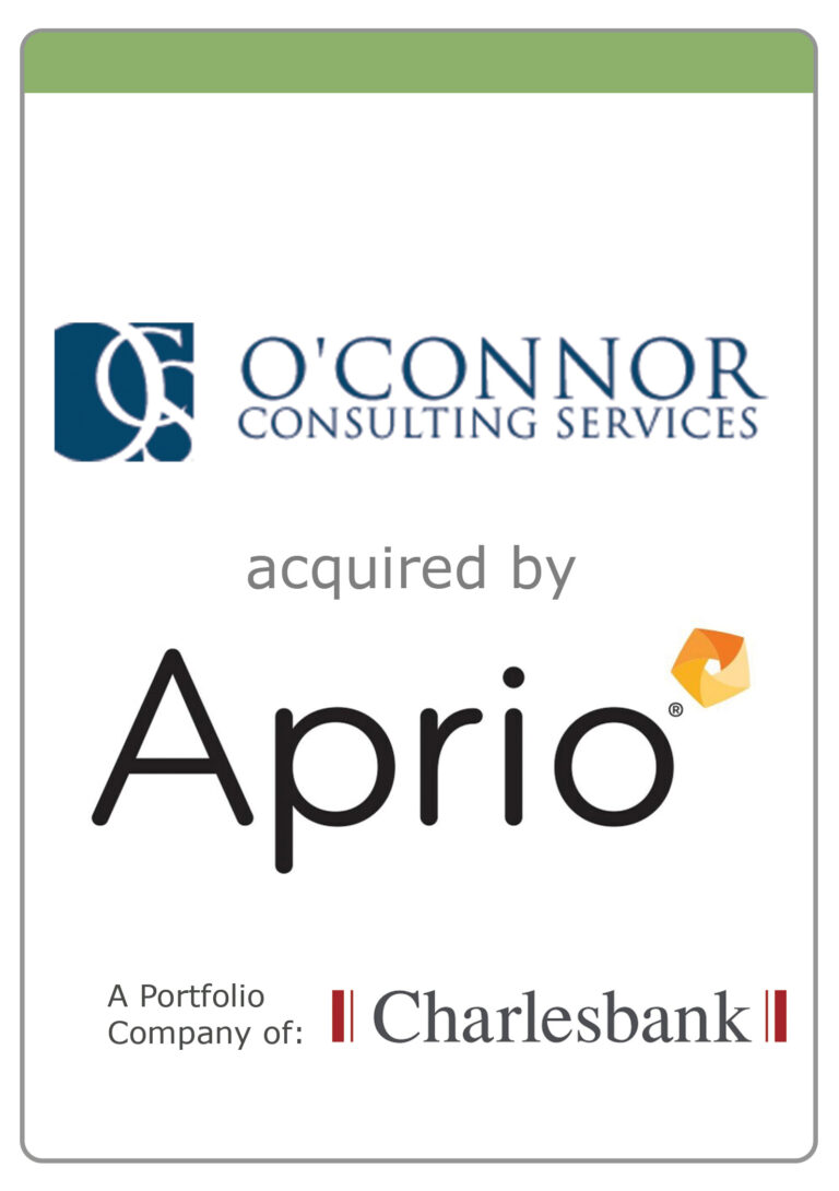 O’Connor Consulting Services acquired by Aprio, a Charlesbank company