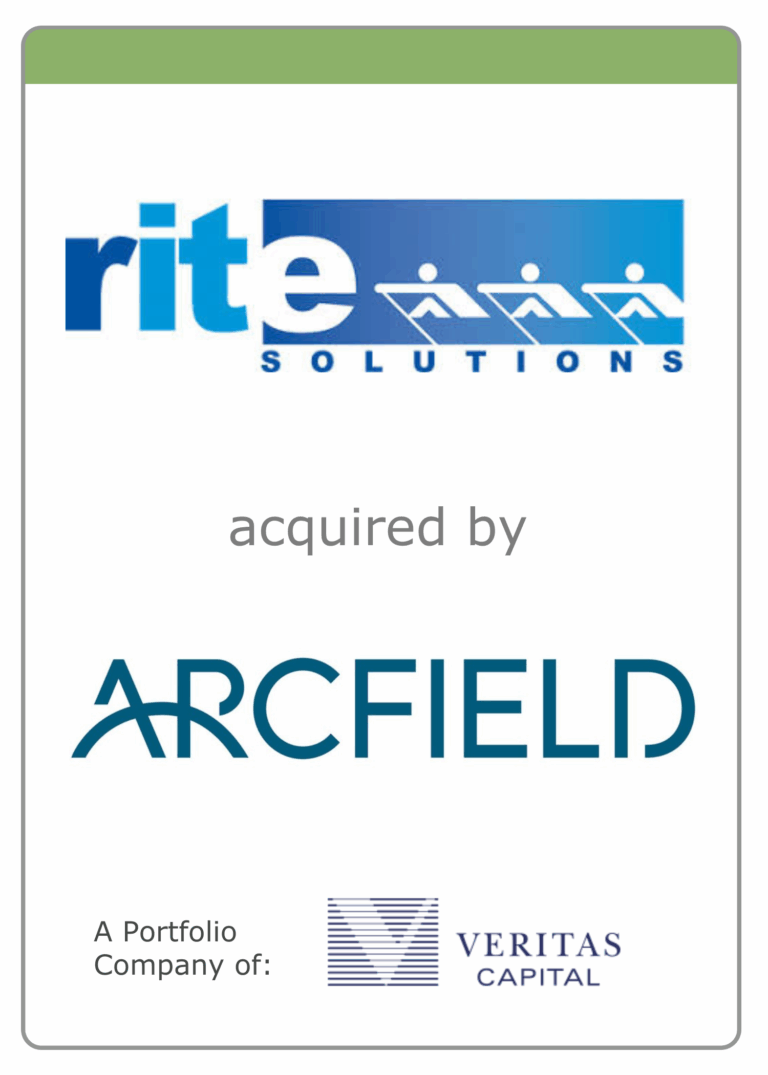 Rite Solutions acquired by Arcfield, a Veritas Capital company