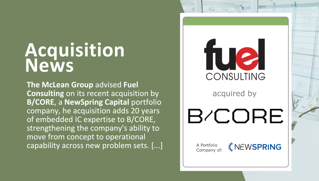 Fuel Consulting acquired by B/CORE, a NewSpring Capital company